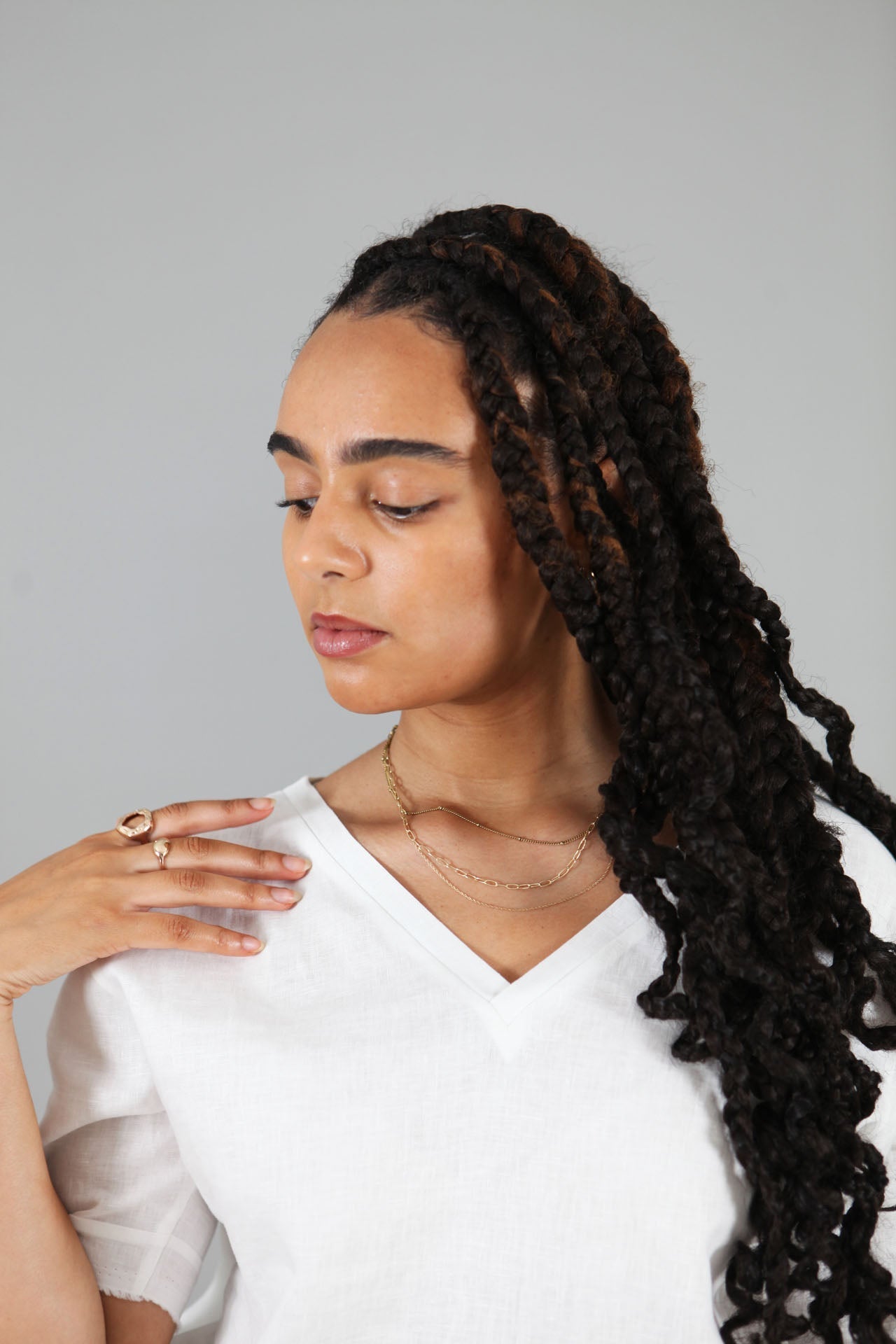 Nattie Linen Longline Top | Longline Linen Top — gallery
