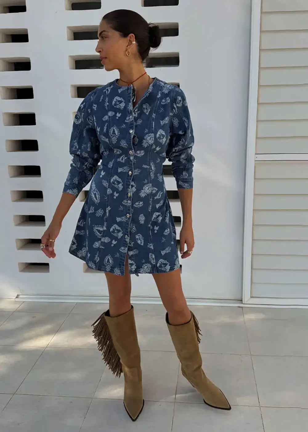 Denim Deloris Mini Dress
