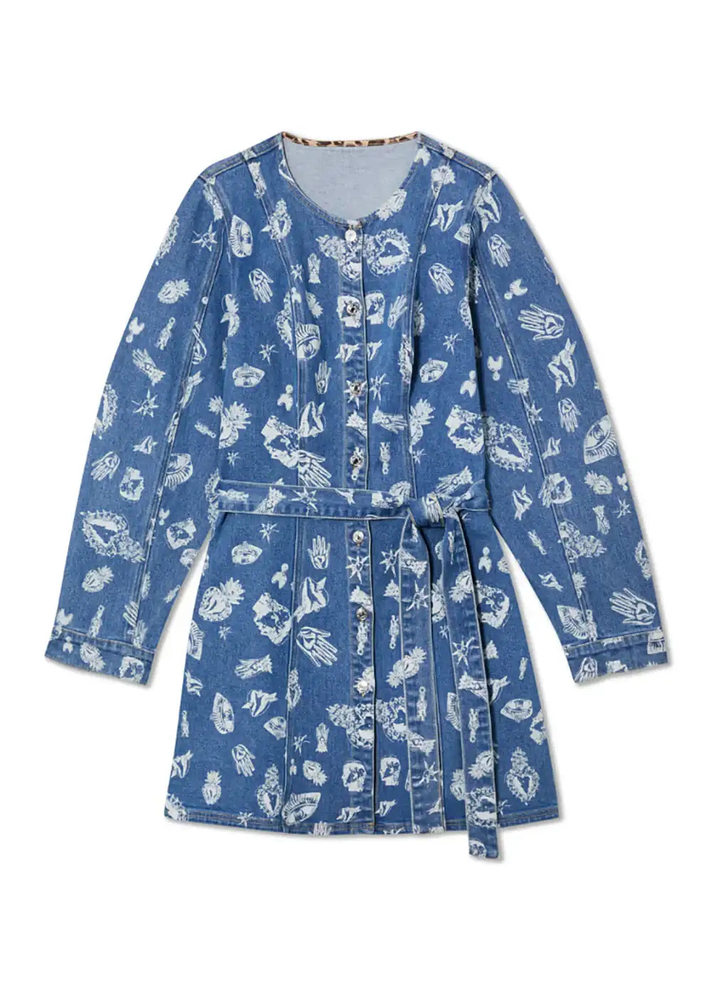 Denim Deloris Mini Dress - gallery