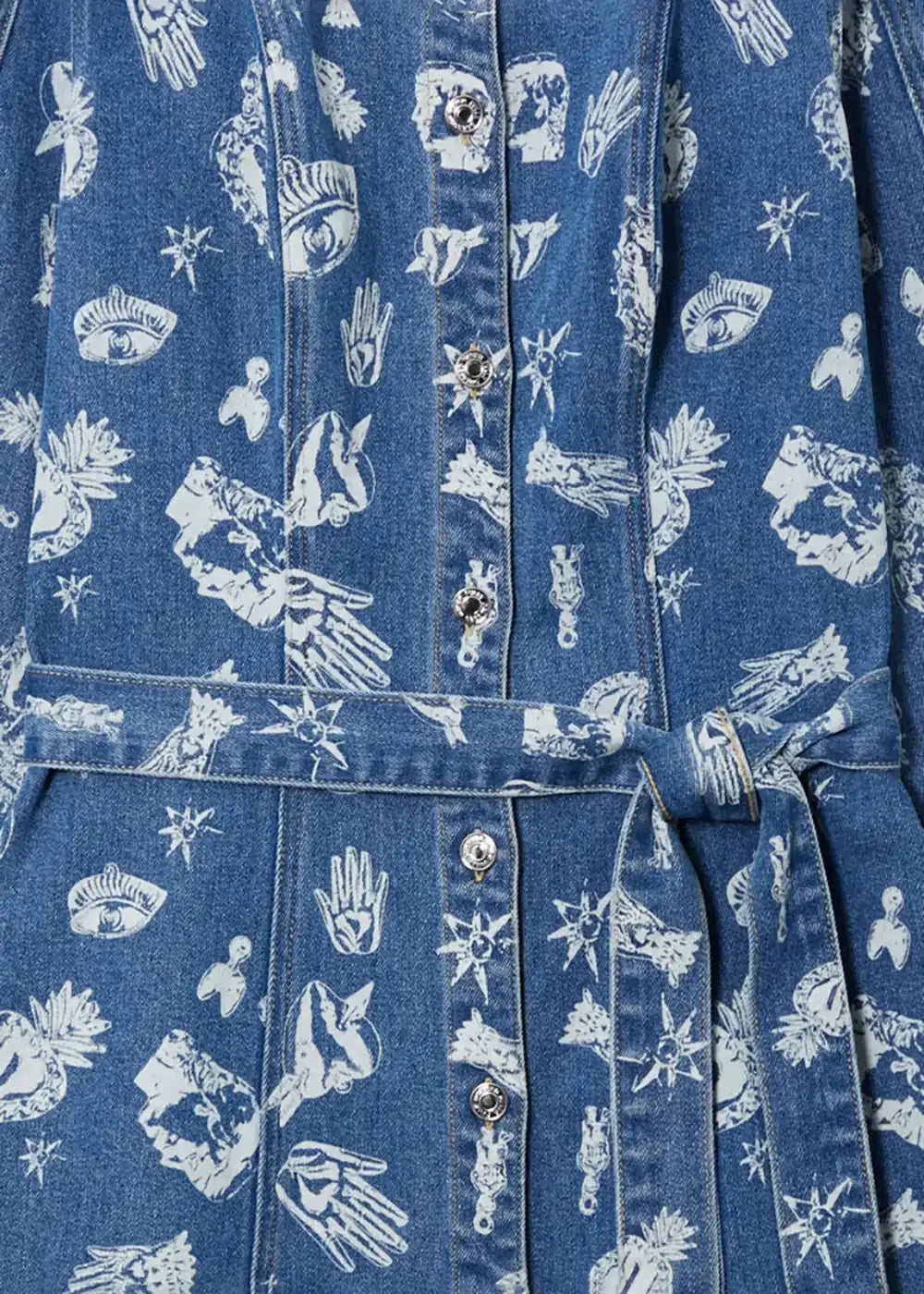 Denim Deloris Mini Dress - gallery