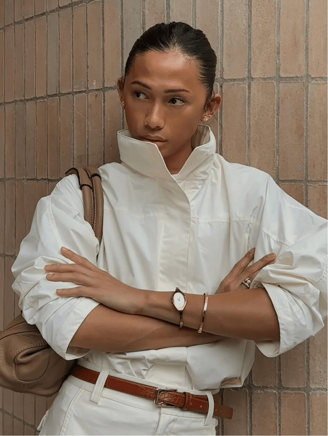 Sophia Drawstring Bomber Jacket for Women - gallery