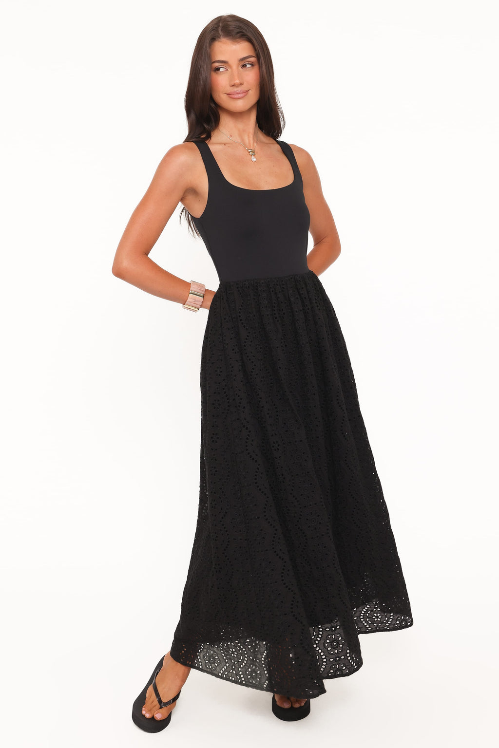 Alva Broderie Midi Dress for Women - gallery