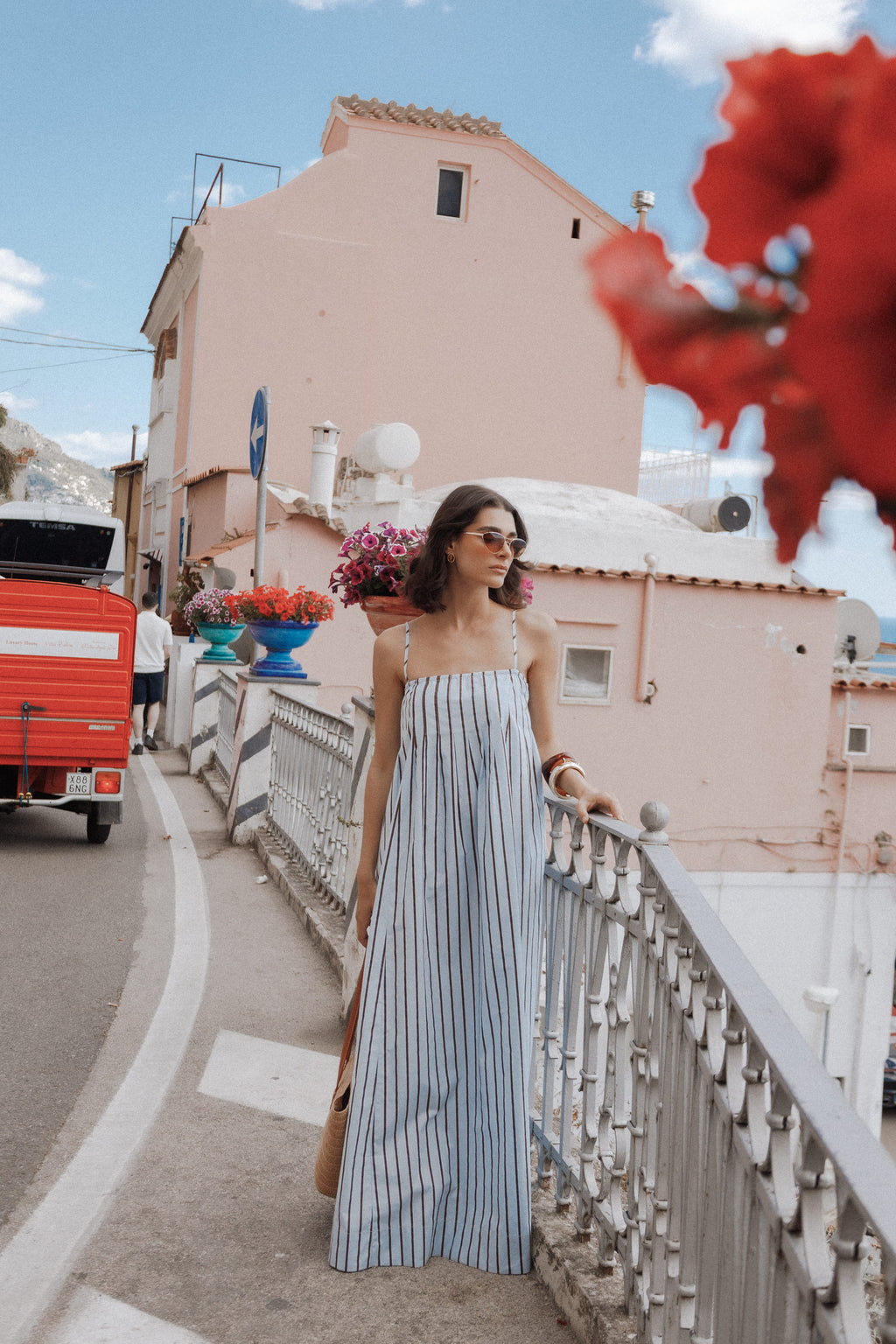 Arletta Striped Maxi Dress for Women