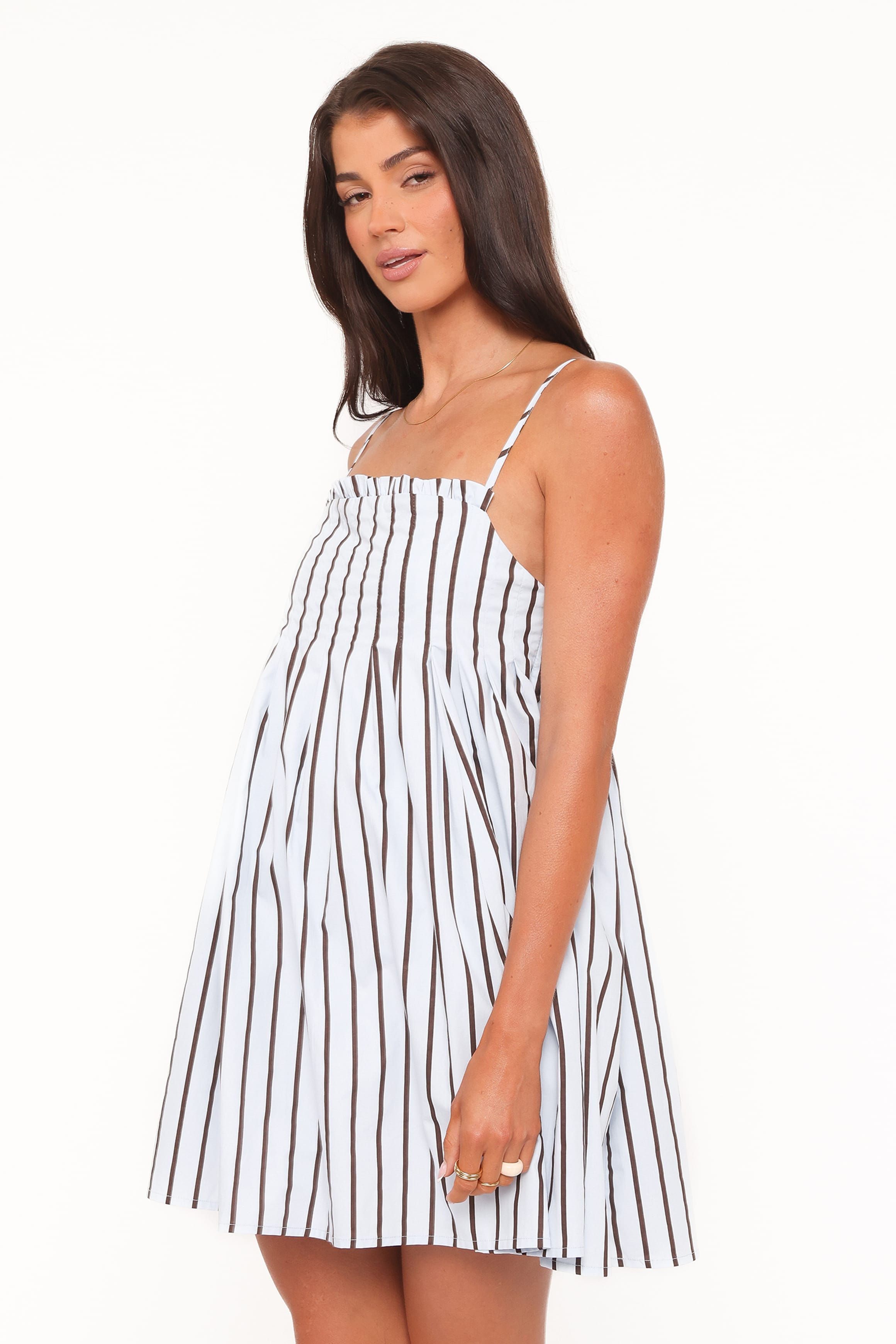 Cole Striped Mini Dress for Women - gallery