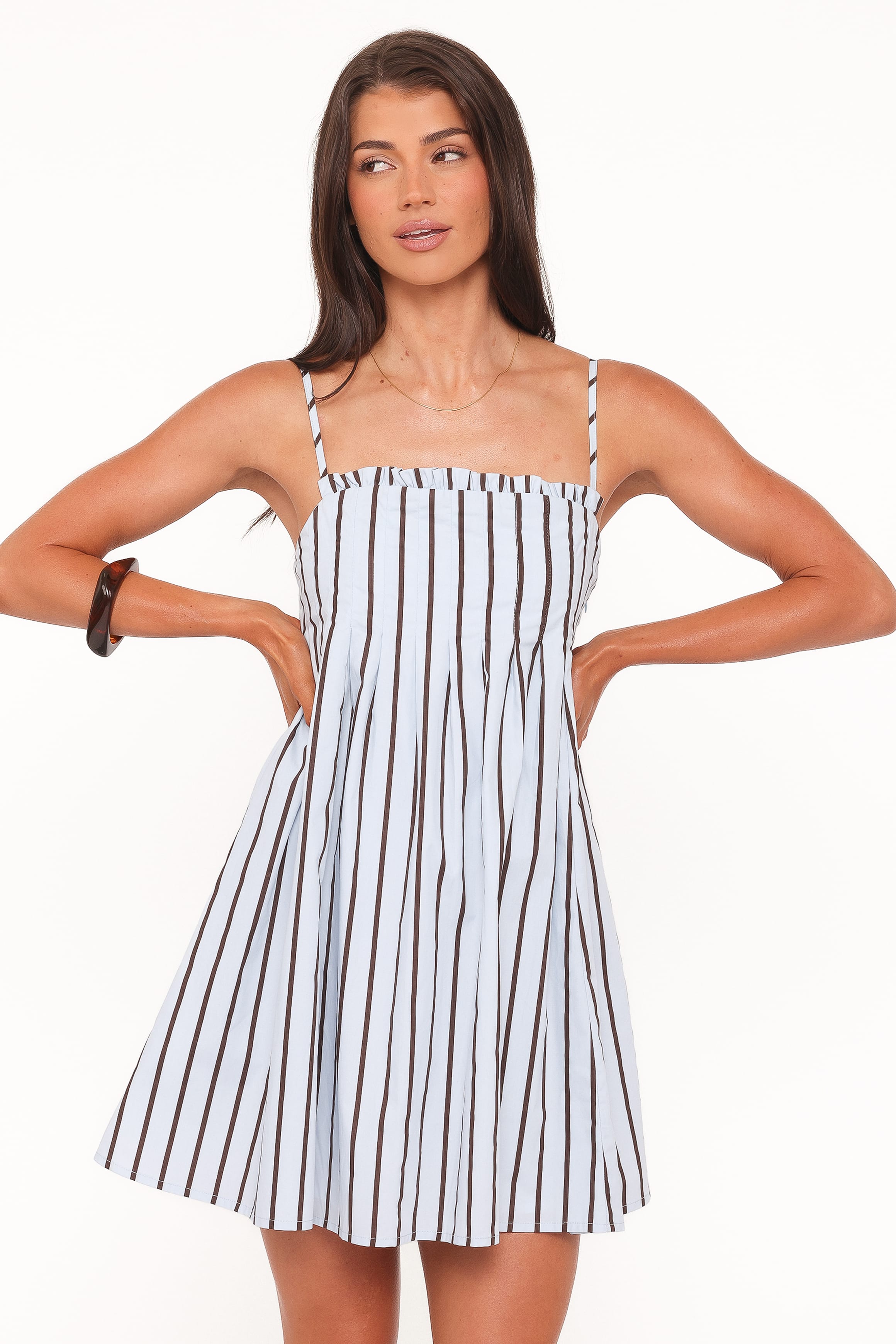 Cole Striped Mini Dress for Women - gallery