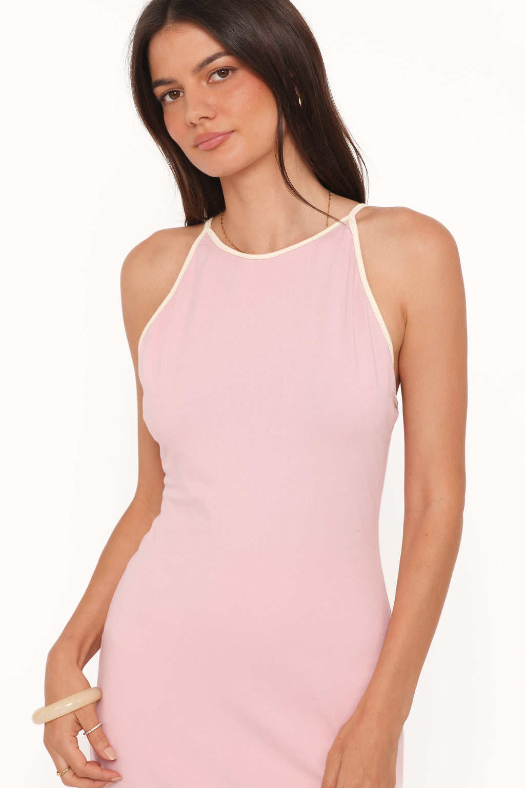 Fiona Halter Neck Bodycon Maxi Dress for Women - gallery