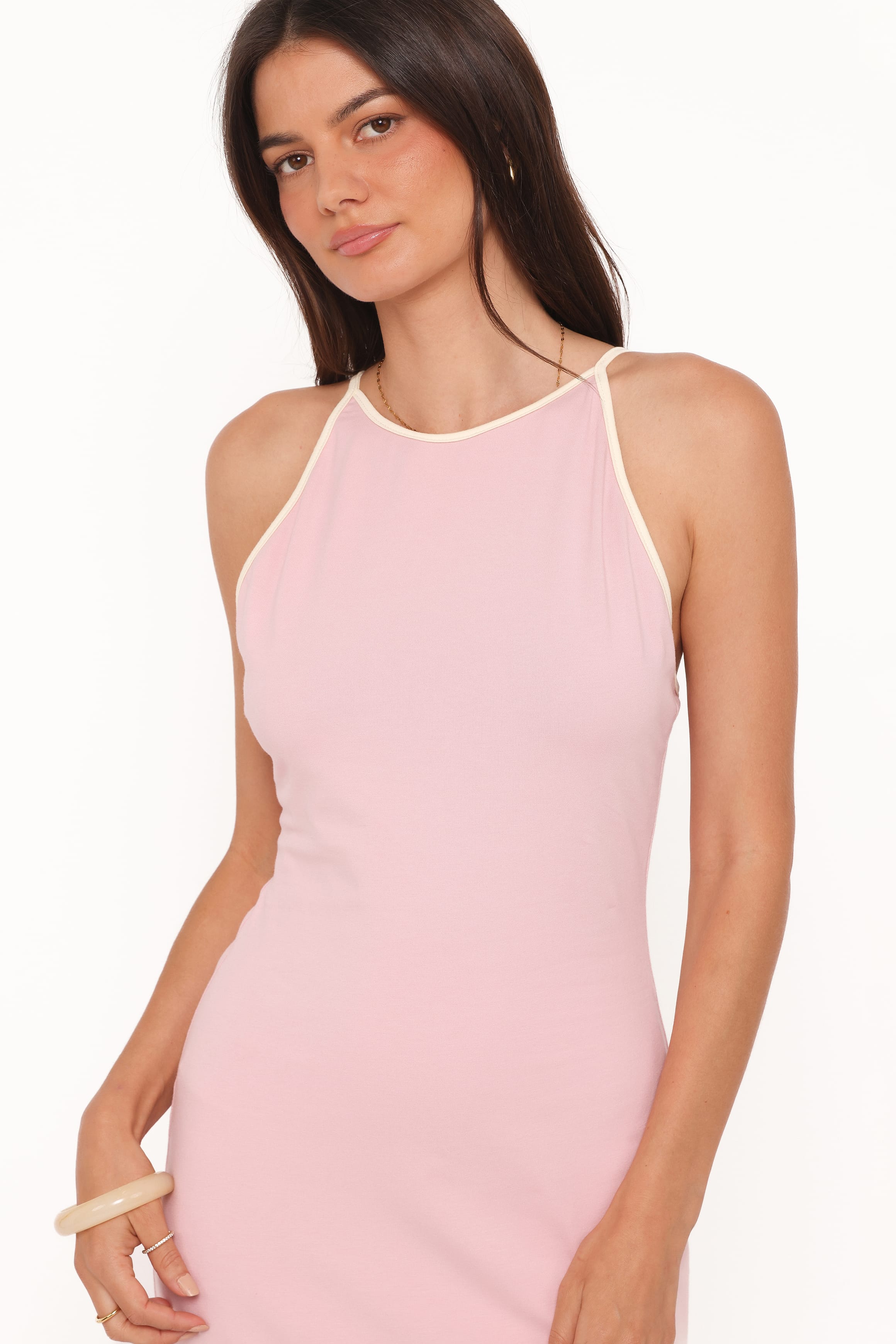 Fiona Halter Neck Bodycon Maxi Dress for Women - gallery