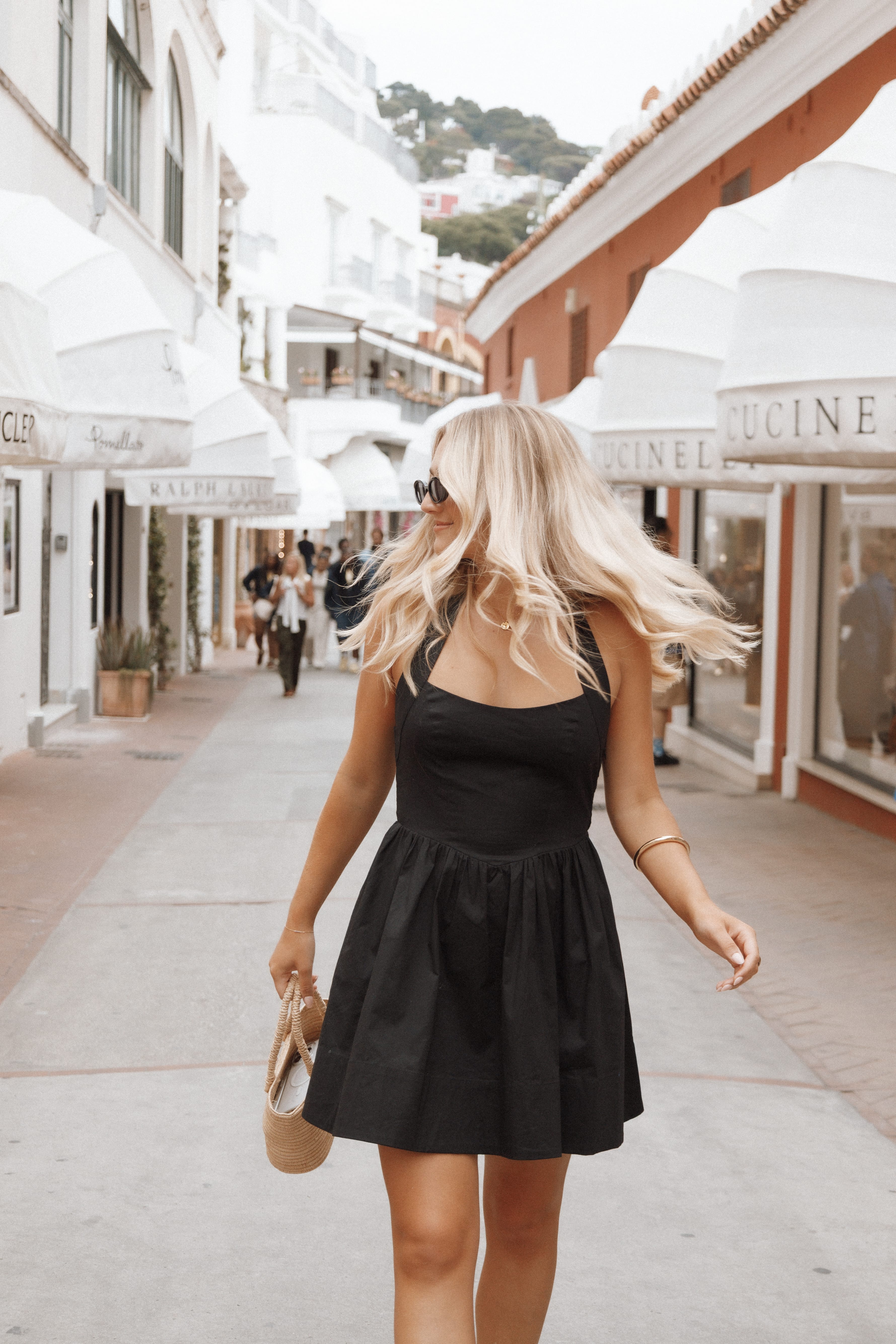 Jacinda A-Line Halterneck Mini Dress for Women