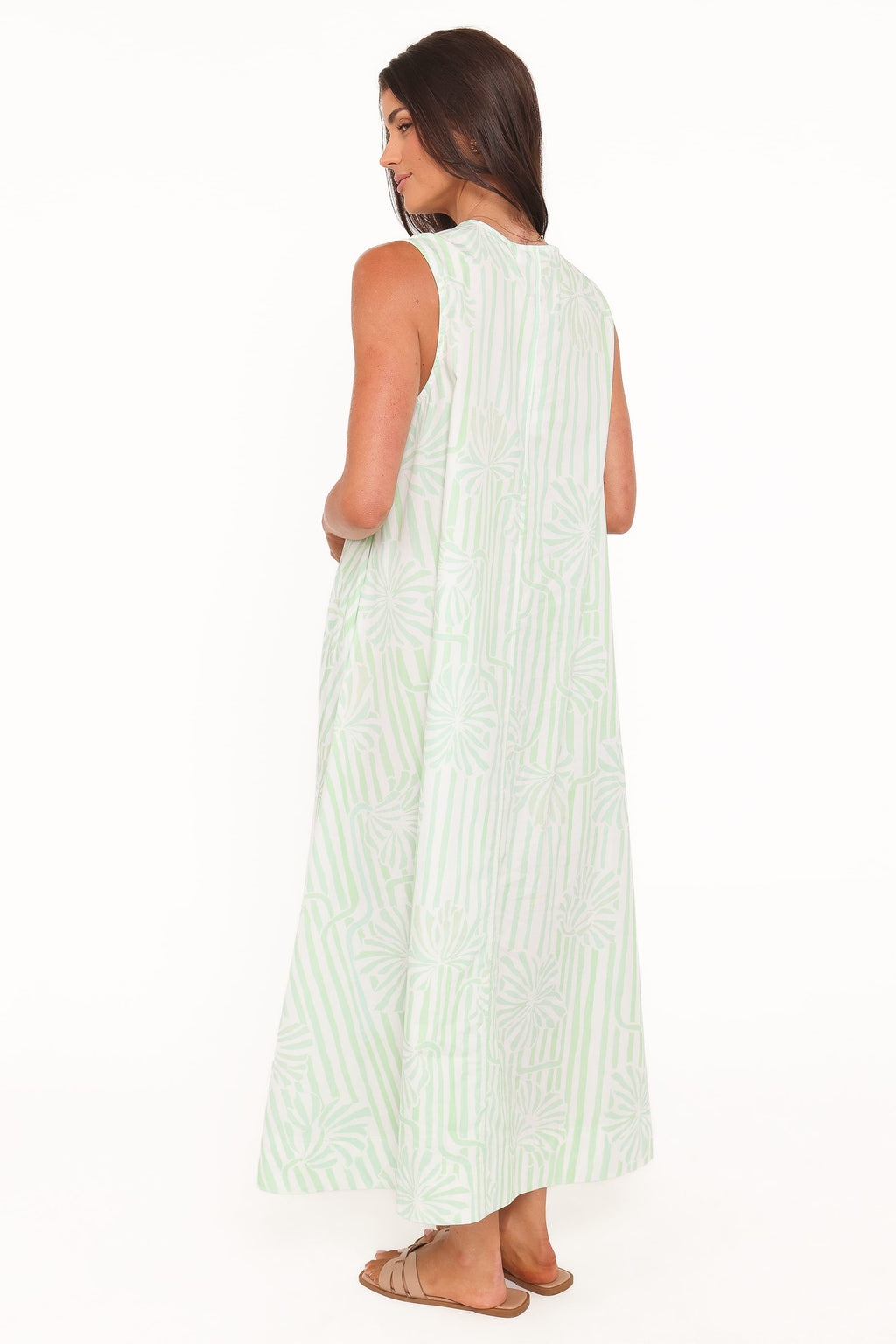 Laurita Striped Scoop-Neck Maxi Dress for Women - gallery