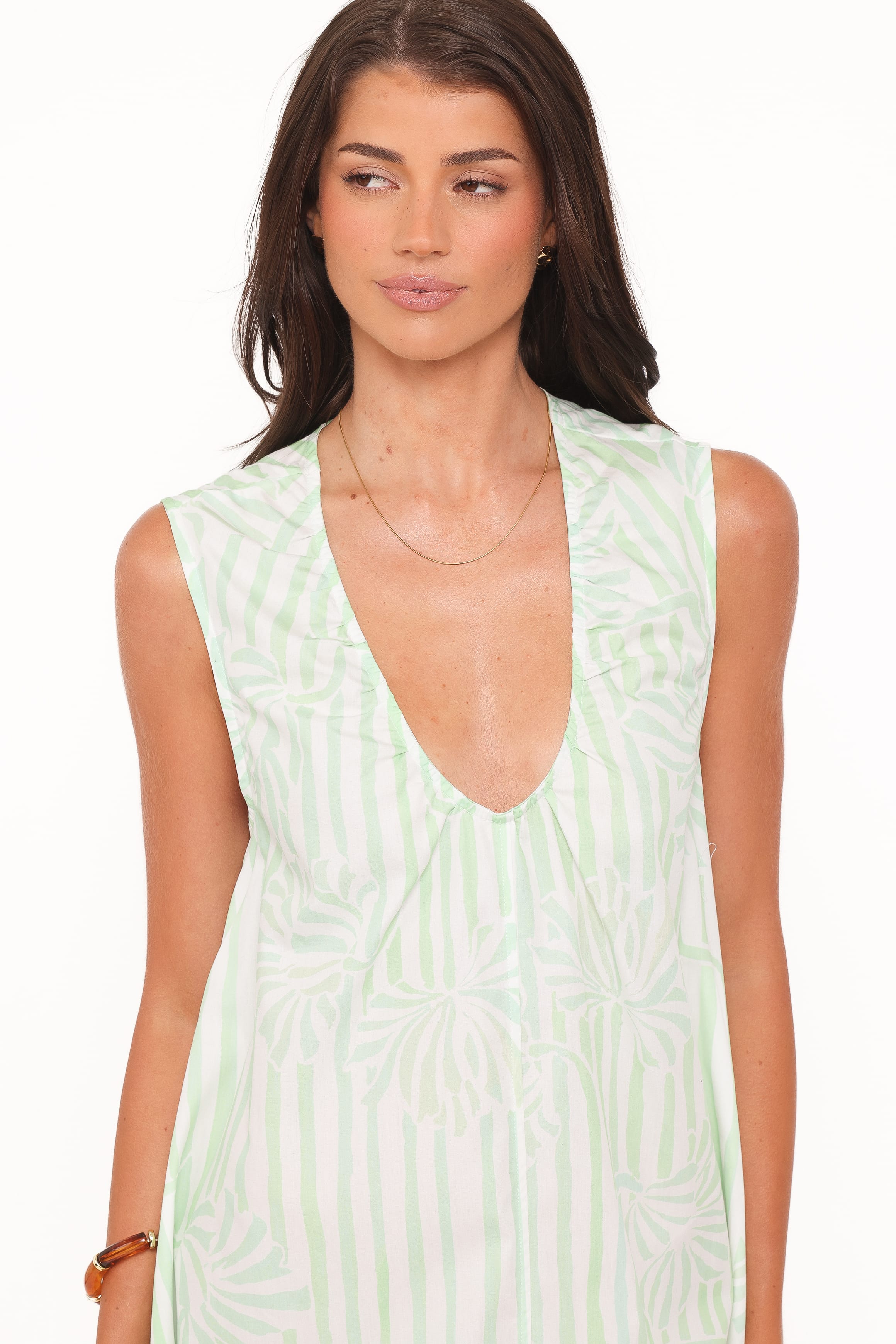 Laurita Striped Scoop-Neck Maxi Dress for Women - gallery