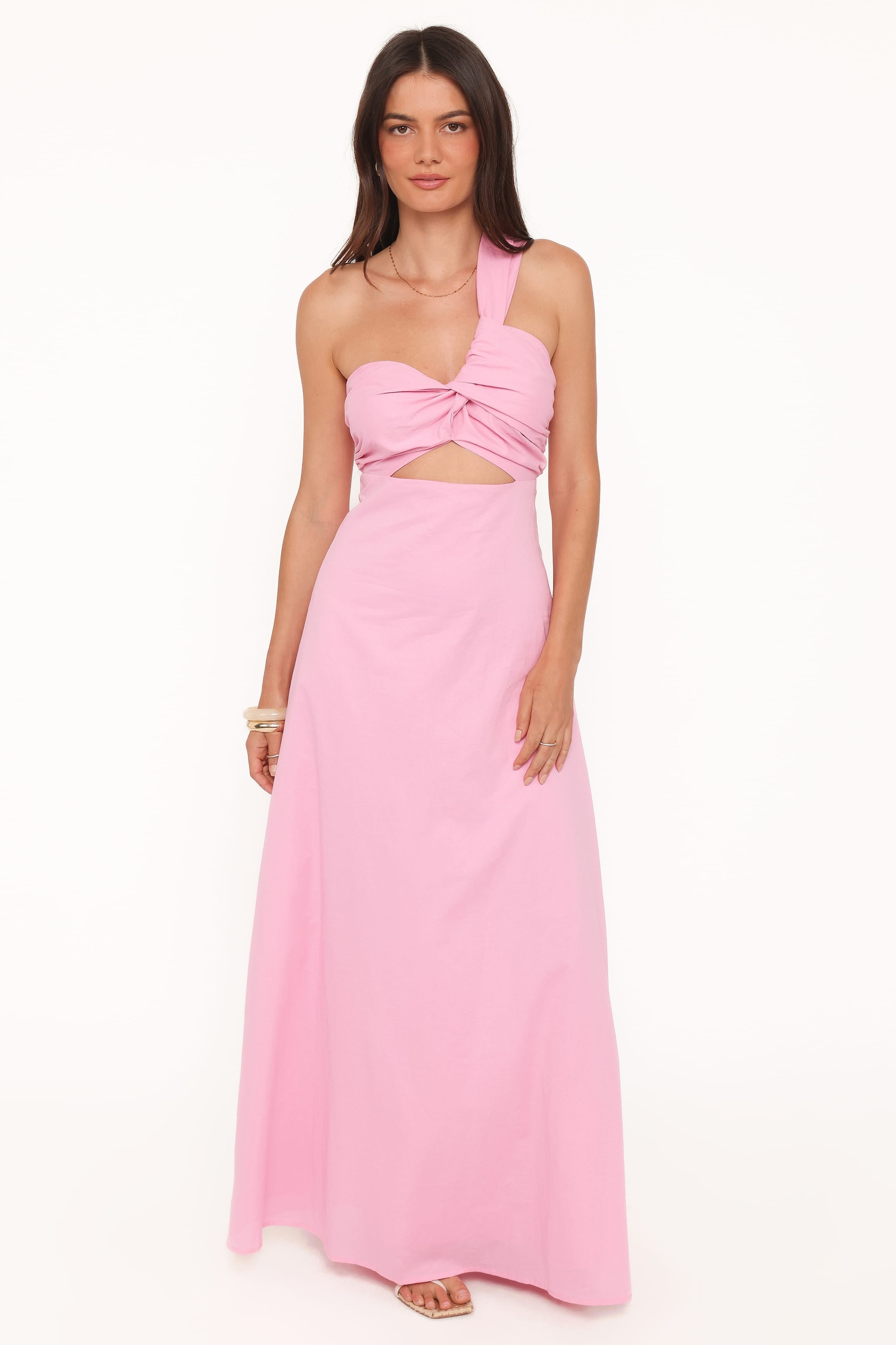 Luna One-Shoulder A-Line Maxi Dress for Women - gallery