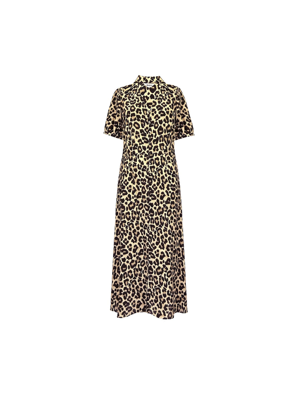 Petite Leopard Print Button Through Shirt Dress — gallery