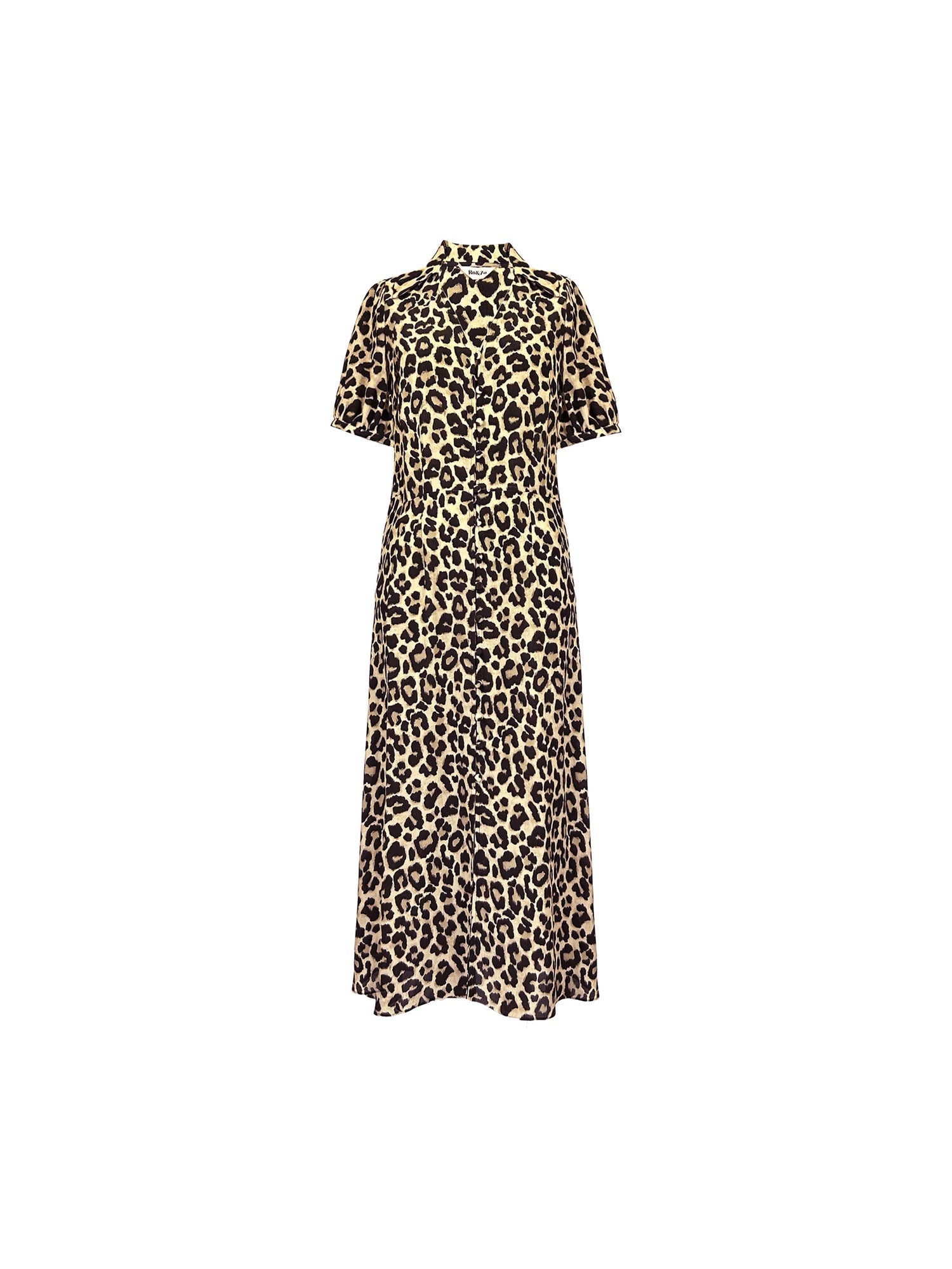 Petite Leopard Print Button Through Shirt Dress — gallery
