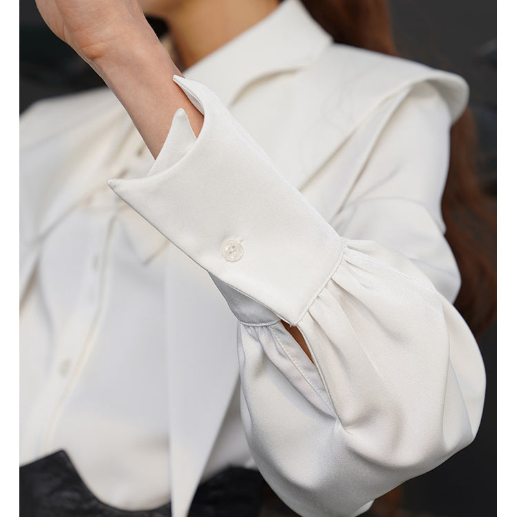 Fox Charm Ruffle Blouse for Women - gallery