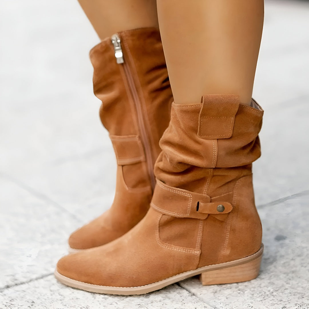 ANNE - Cozy Leisure Boots Featuring a Plush Insole