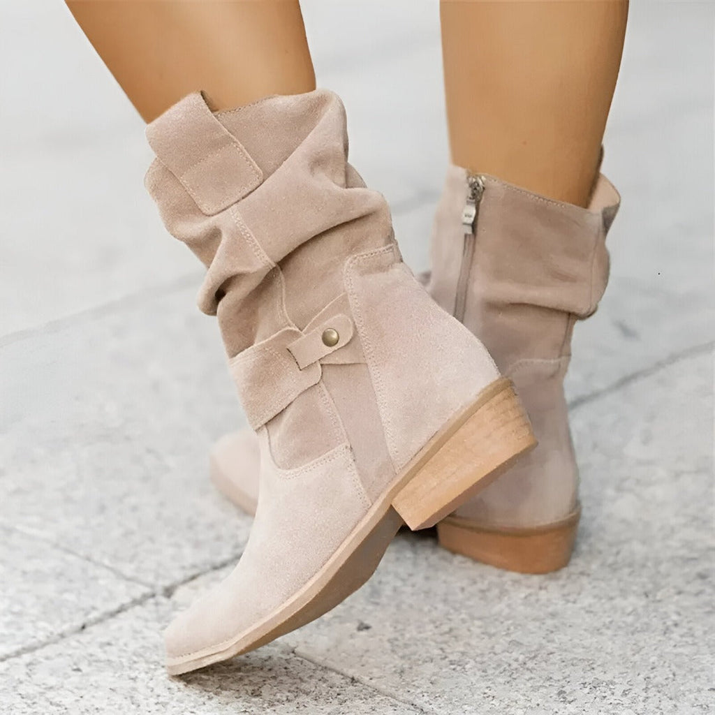 ANNE - Cozy Leisure Boots Featuring a Plush Insole