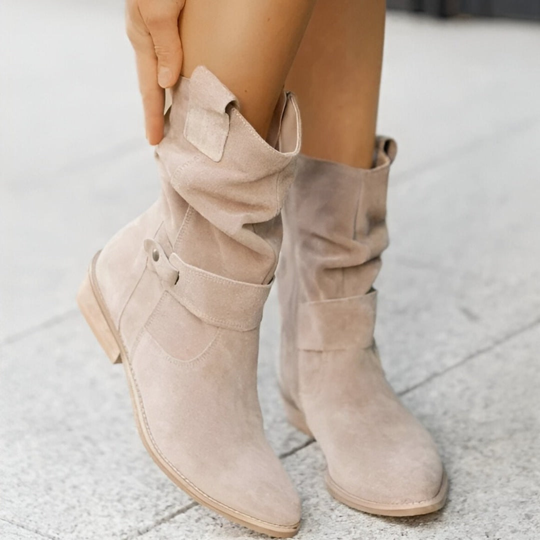 ANNE - Cozy Leisure Boots Featuring a Plush Insole