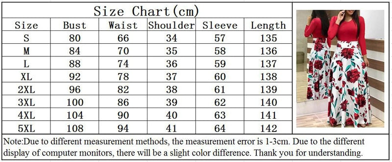 Plus Size Summer Print Stitching Flower Long Banquet Dress for Women - gallery