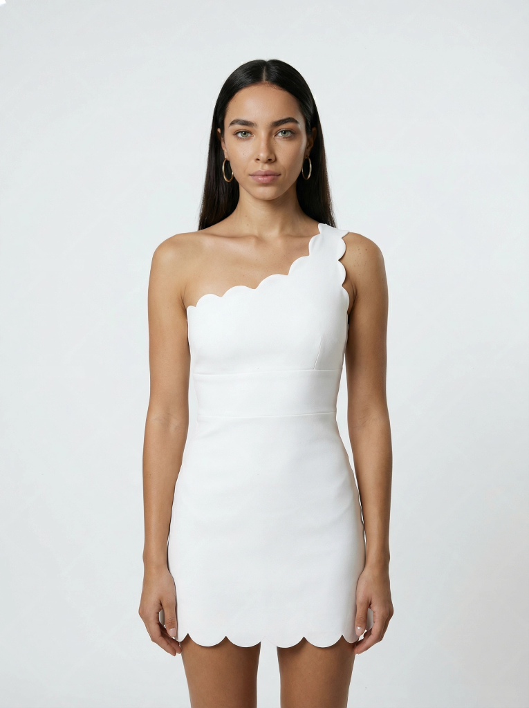 Wave Tennis Dress for Women — Sporty Flared Skirt Stretch Fabric