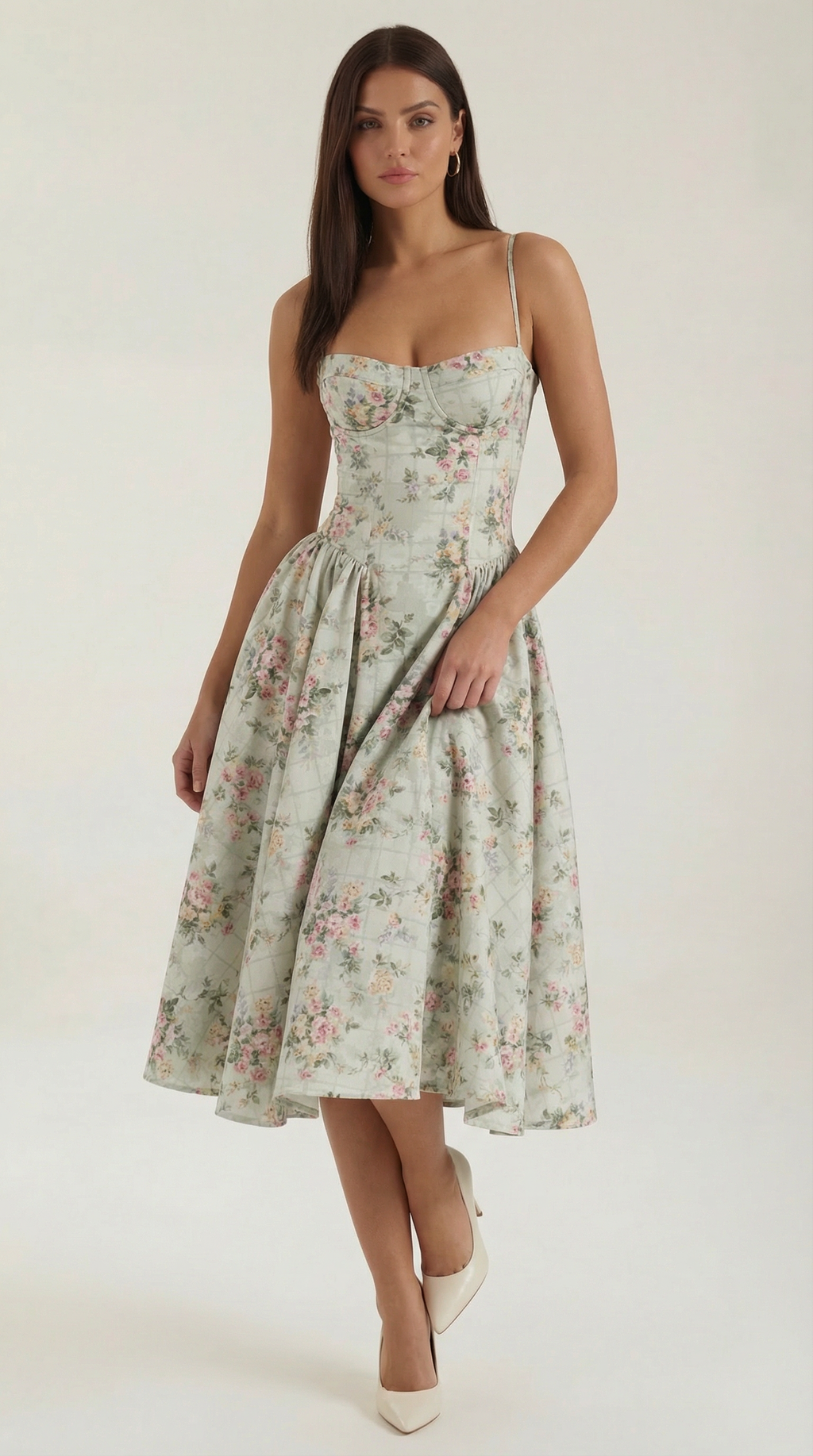 Luna Fashion House Midi Dress for Women - gallery