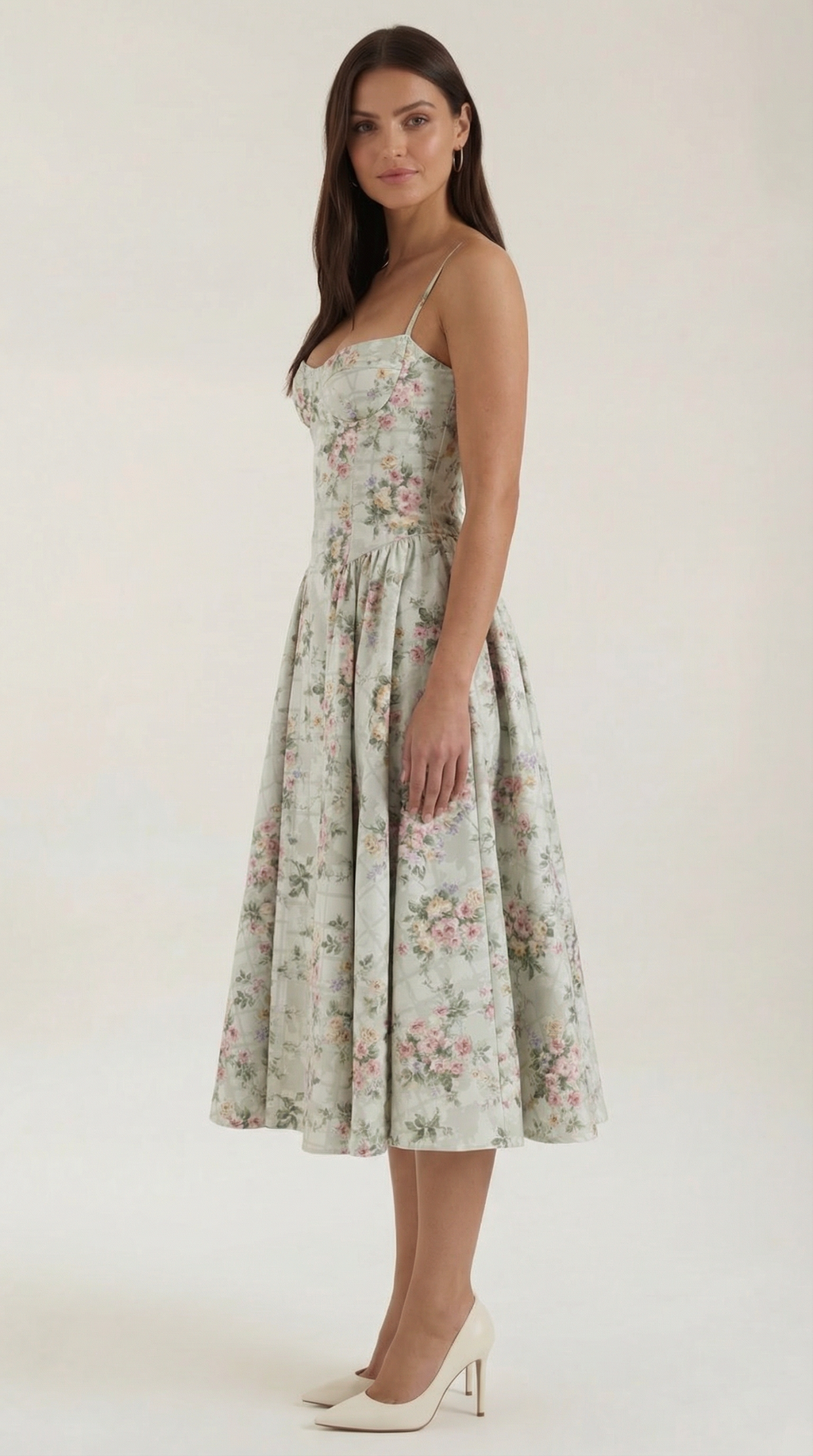 Luna Fashion House Midi Dress for Women - gallery