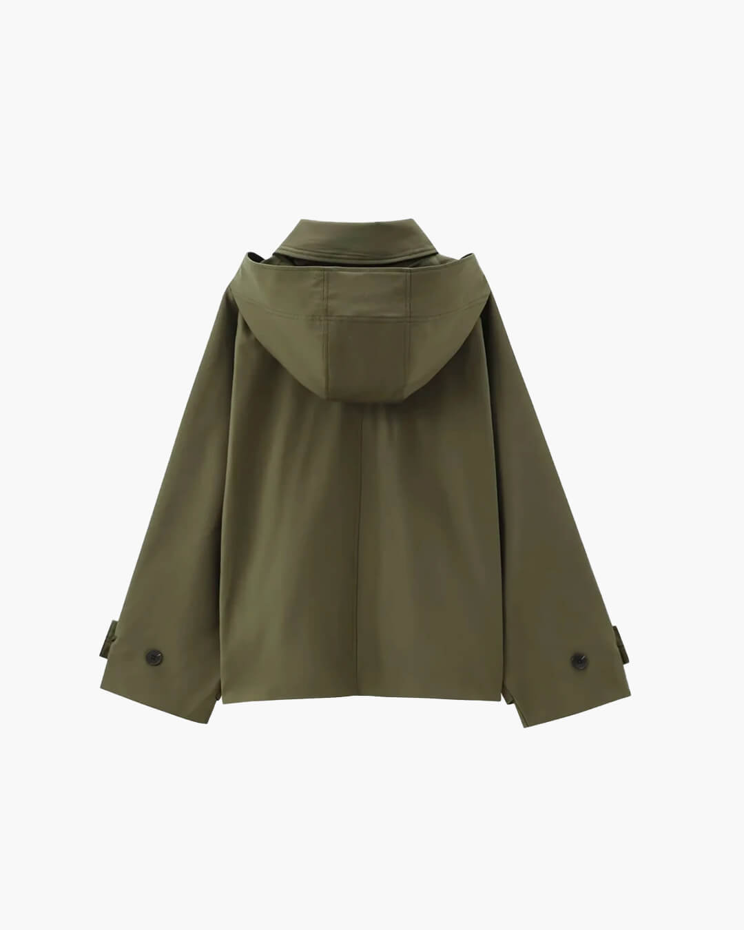Julia Hooded Trench Coat Jacket for Women - gallery