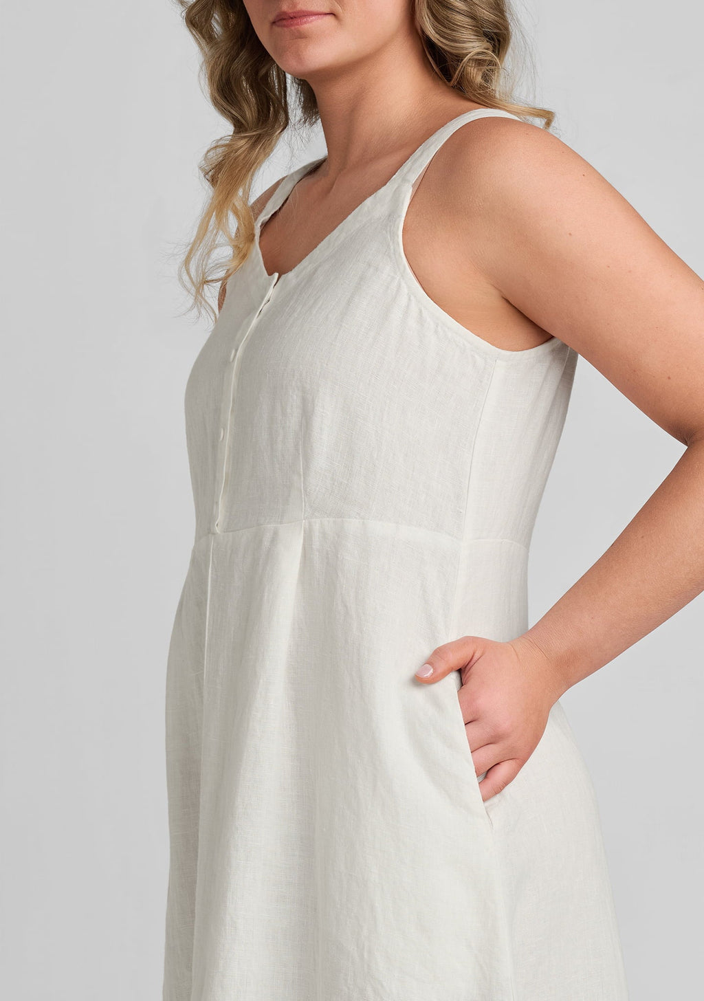 Sundress Sleeveless Linen Dress for Women - gallery
