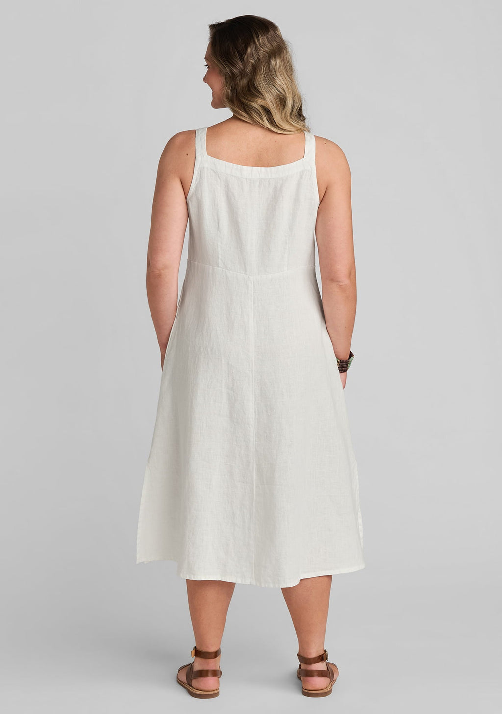 Sundress Sleeveless Linen Dress for Women - gallery
