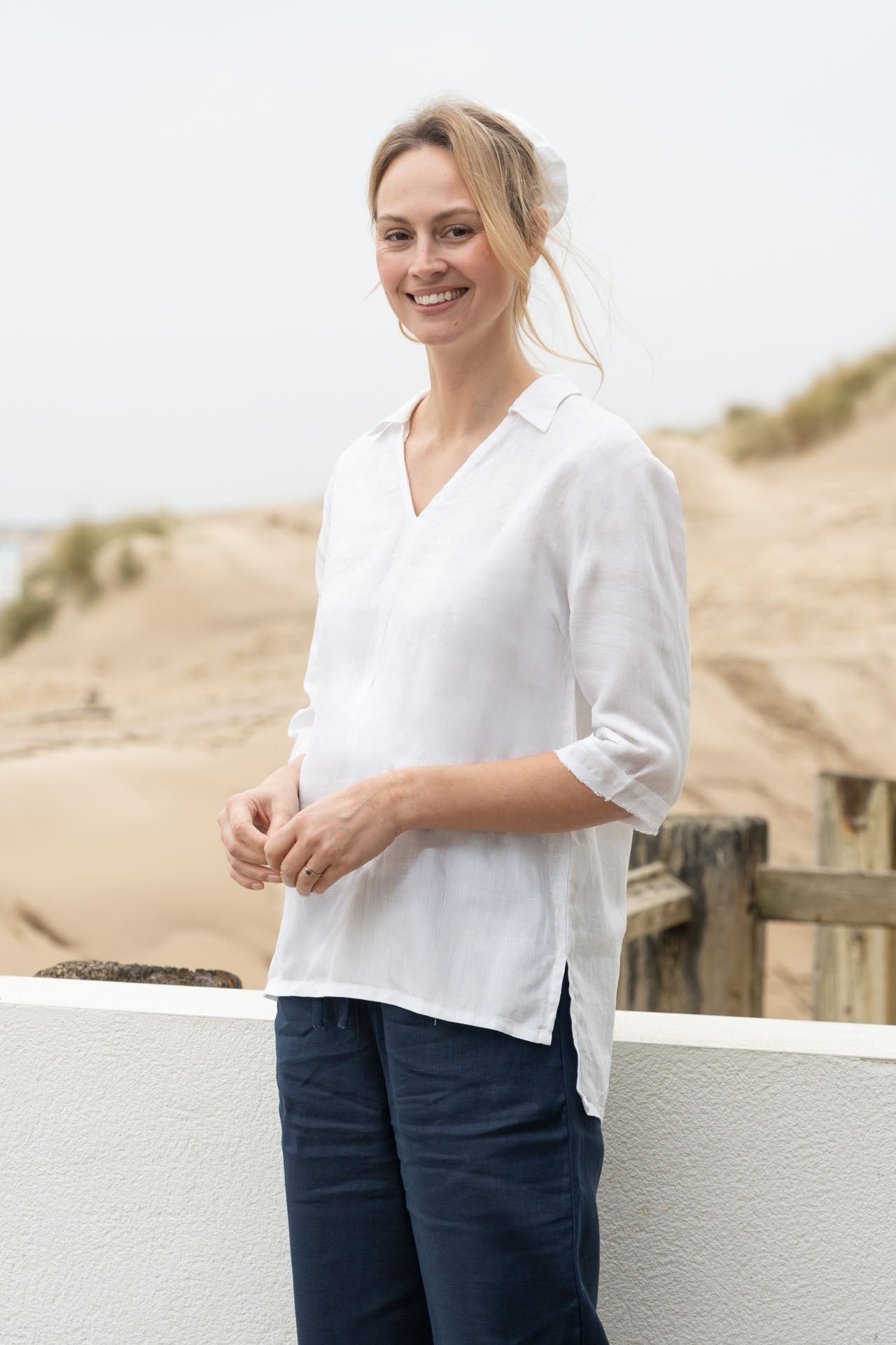 Lizzie Linen Shirt | Collared Shirt