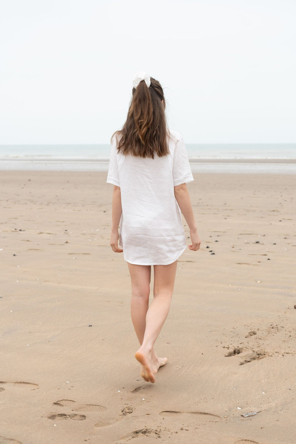 Nattie Linen Longline Top | Longline Linen Top — gallery