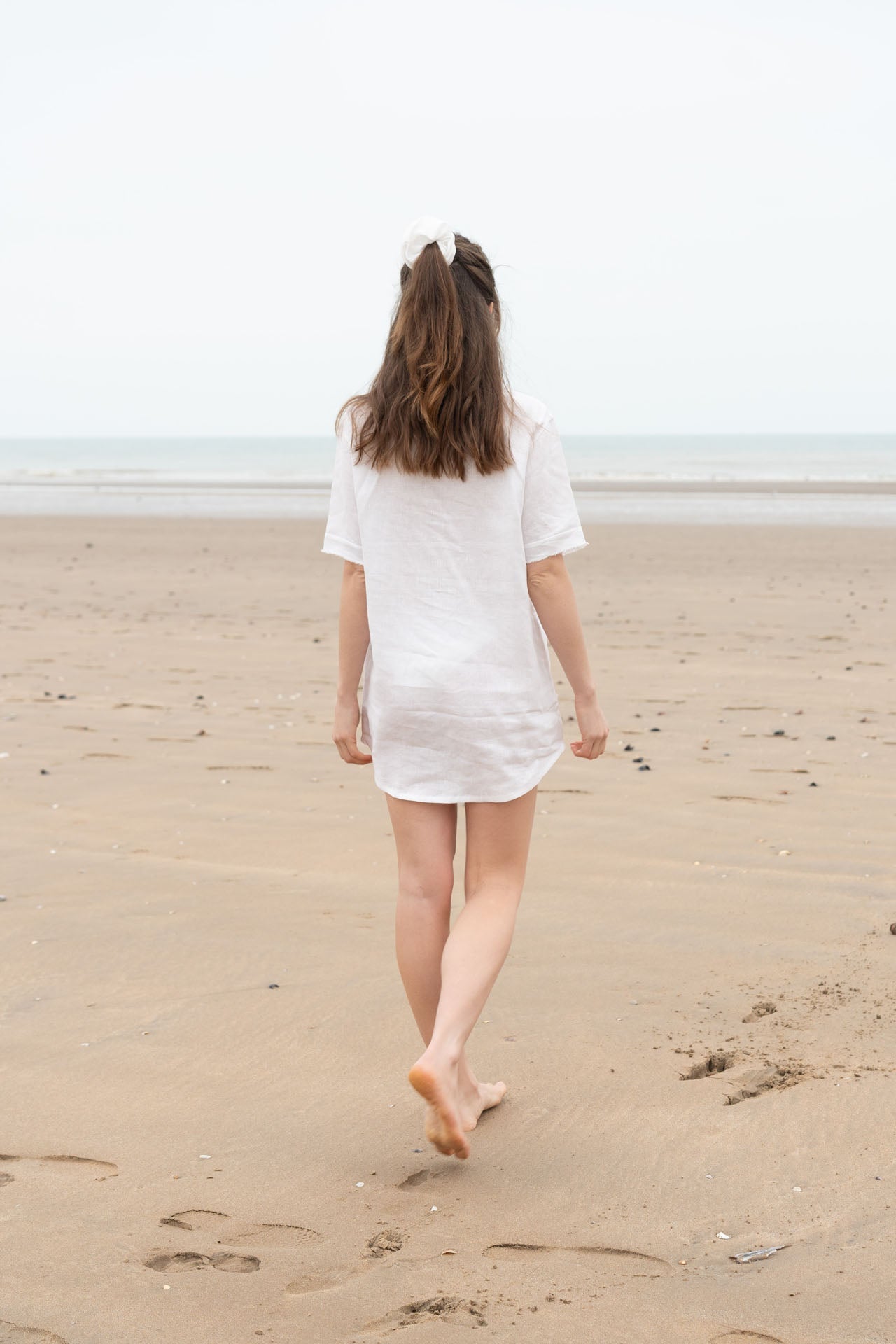 Nattie Linen Longline Top | Longline Linen Top — gallery
