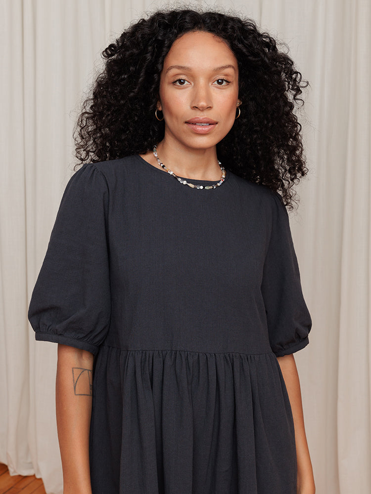 Nico Balloon Sleeve Dress - gallery