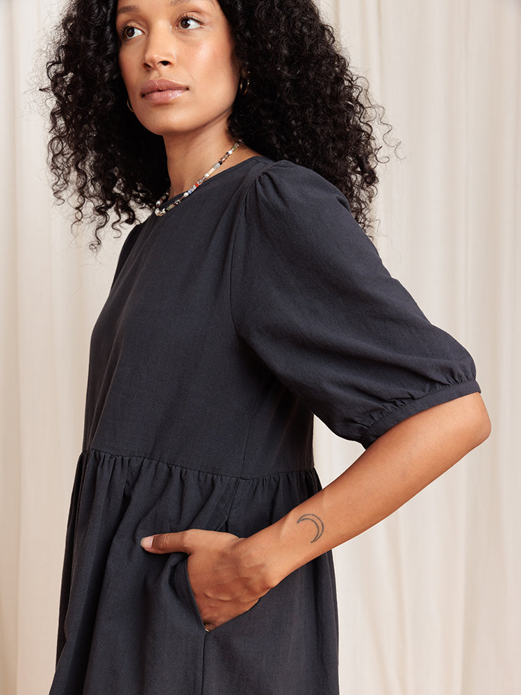 Nico Balloon Sleeve Dress - gallery