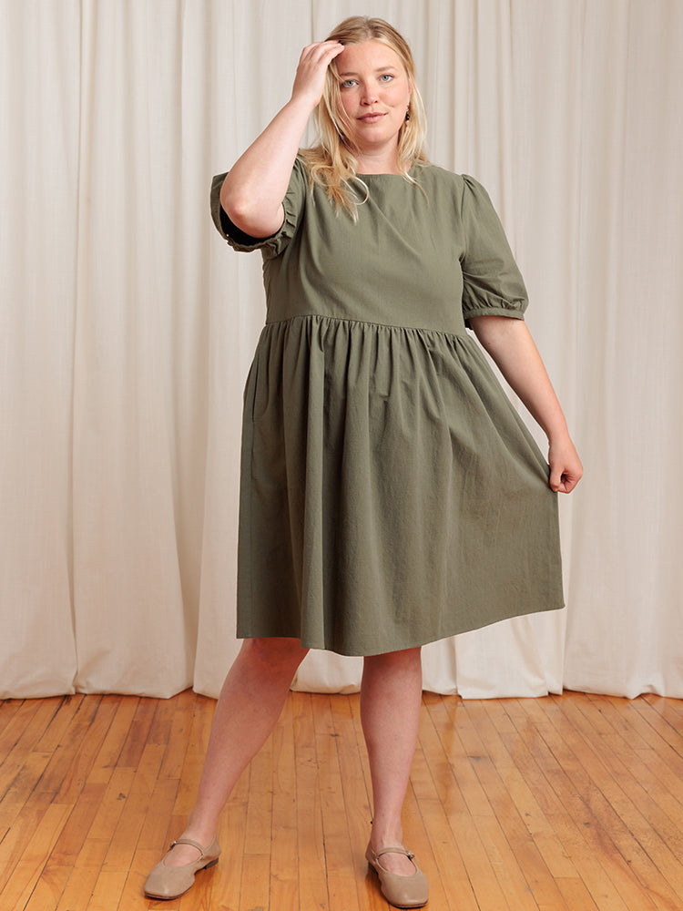 Nico Balloon Sleeve Dress - gallery