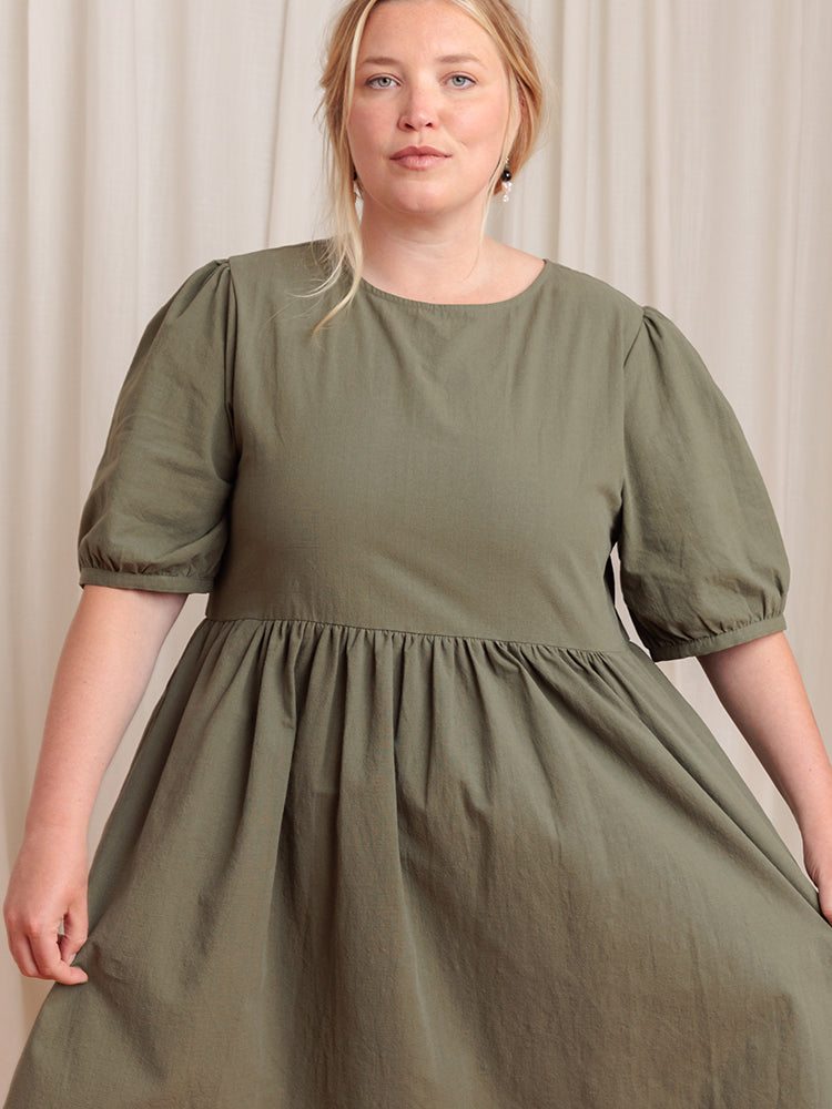 Nico Balloon Sleeve Dress - gallery