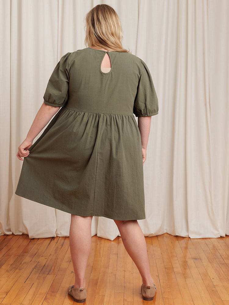 Nico Balloon Sleeve Dress - gallery