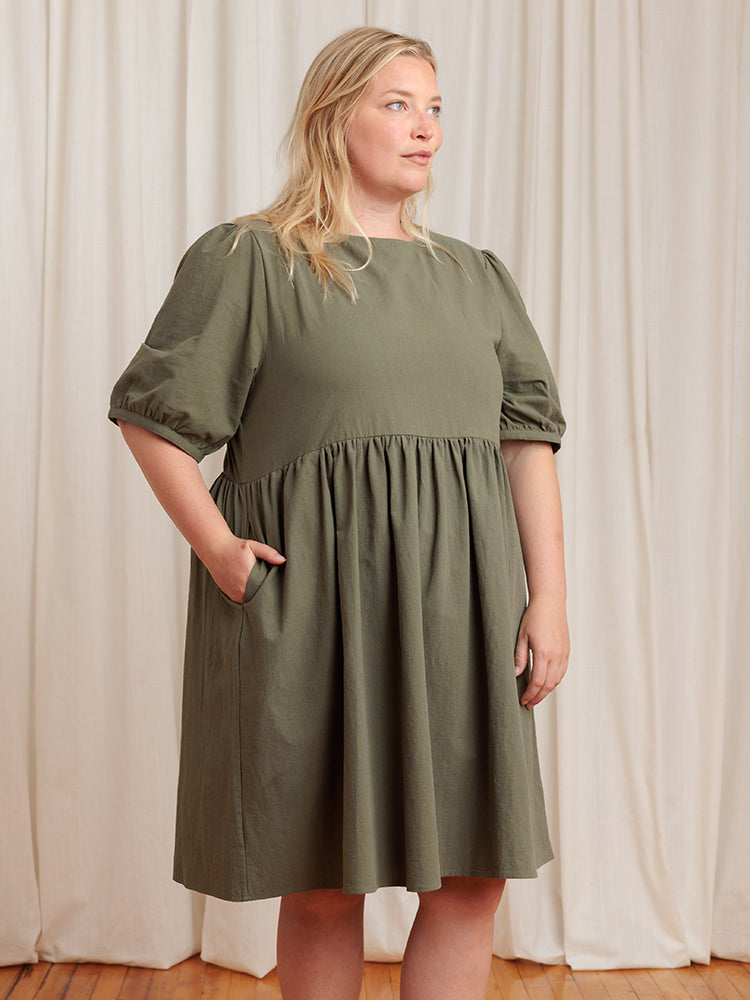Nico Balloon Sleeve Dress - gallery