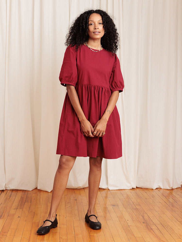 Nico Balloon Sleeve Dress - gallery