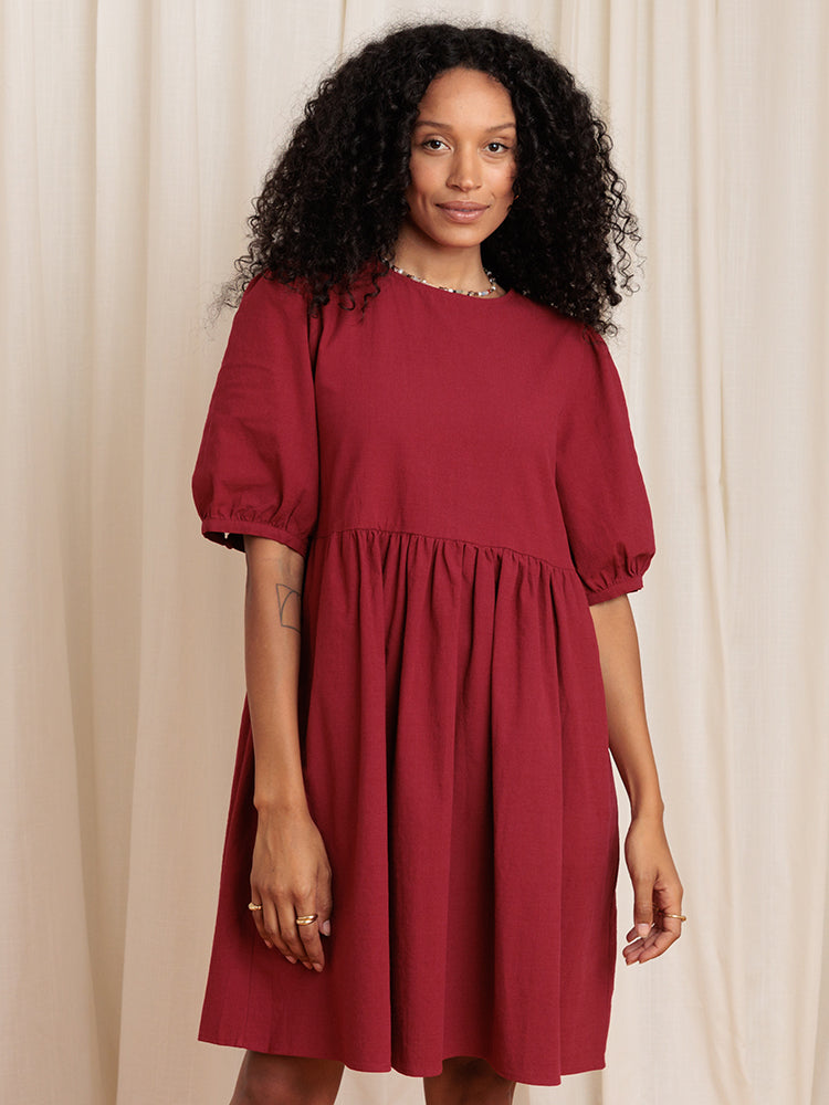 Nico Balloon Sleeve Dress - gallery