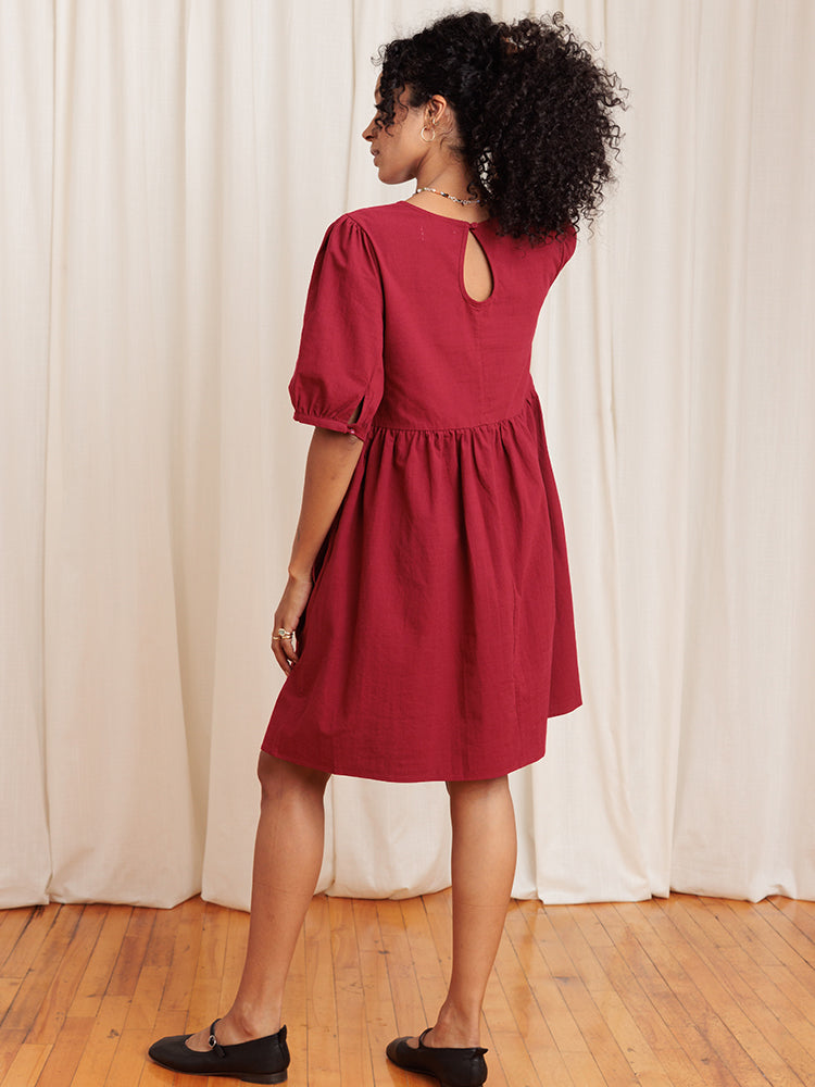 Nico Balloon Sleeve Dress - gallery