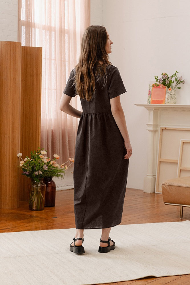 Nico Square Neck Midi Dress - gallery