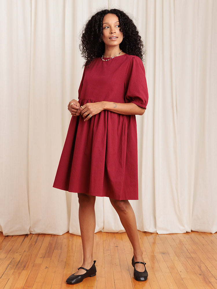 Nico Balloon Sleeve Dress