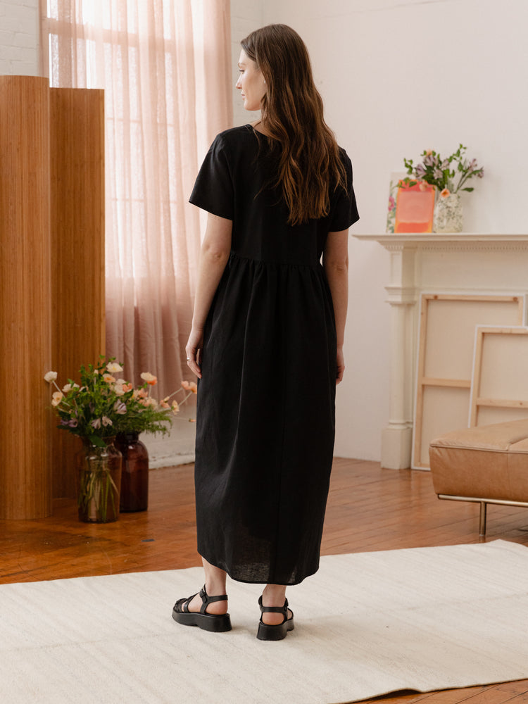 Nico Square Neck Midi Dress - gallery