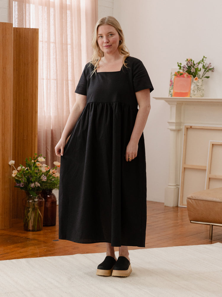 Nico Square Neck Midi Dress - gallery