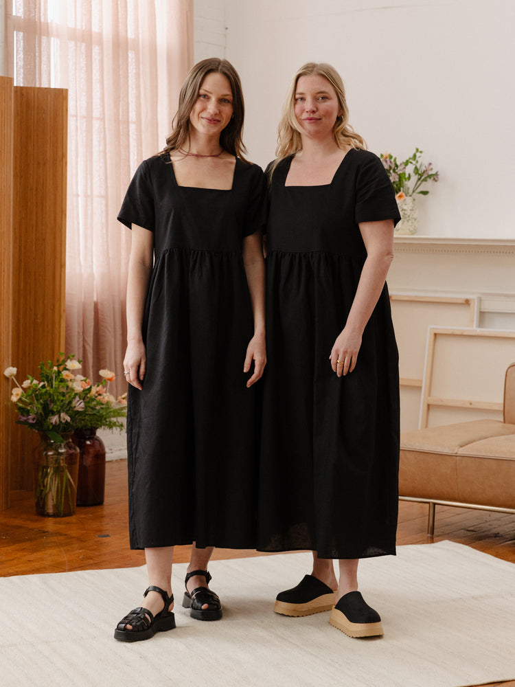 Nico Square Neck Midi Dress - gallery