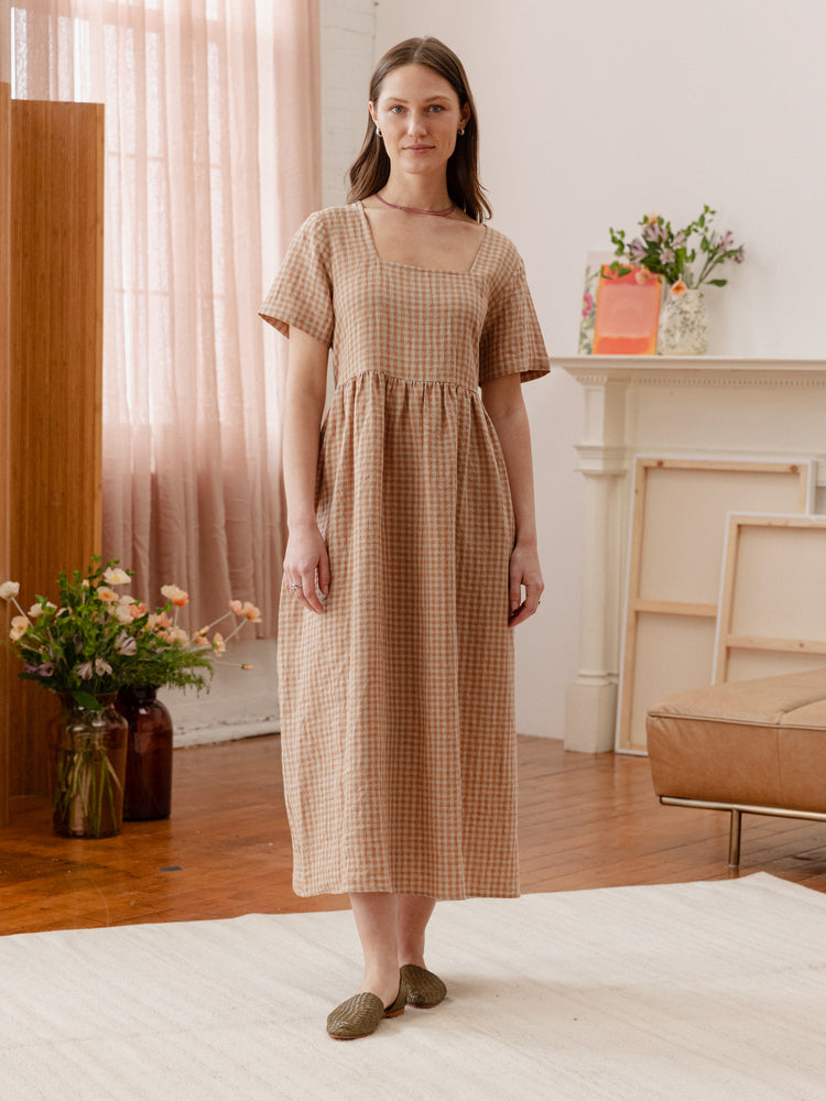 Nico Square Neck Midi Dress - gallery