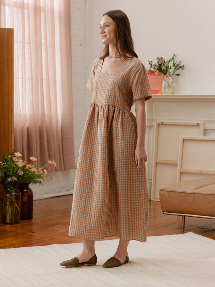 Nico Square Neck Midi Dress - gallery