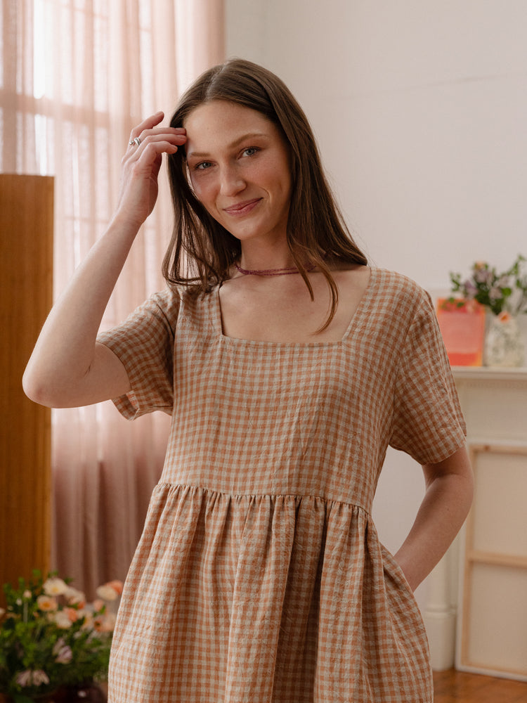 Nico Square Neck Midi Dress - gallery