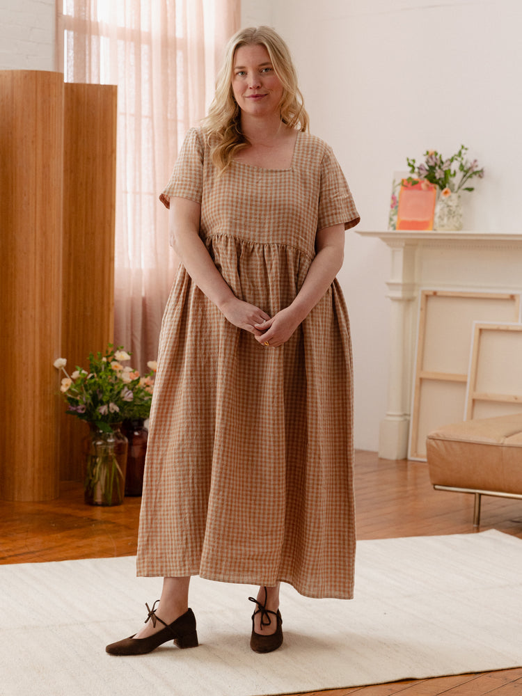 Nico Square Neck Midi Dress - gallery