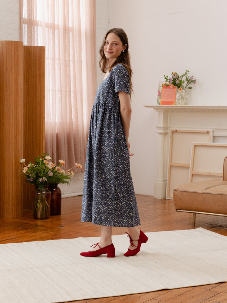Nico Square Neck Midi Dress - gallery